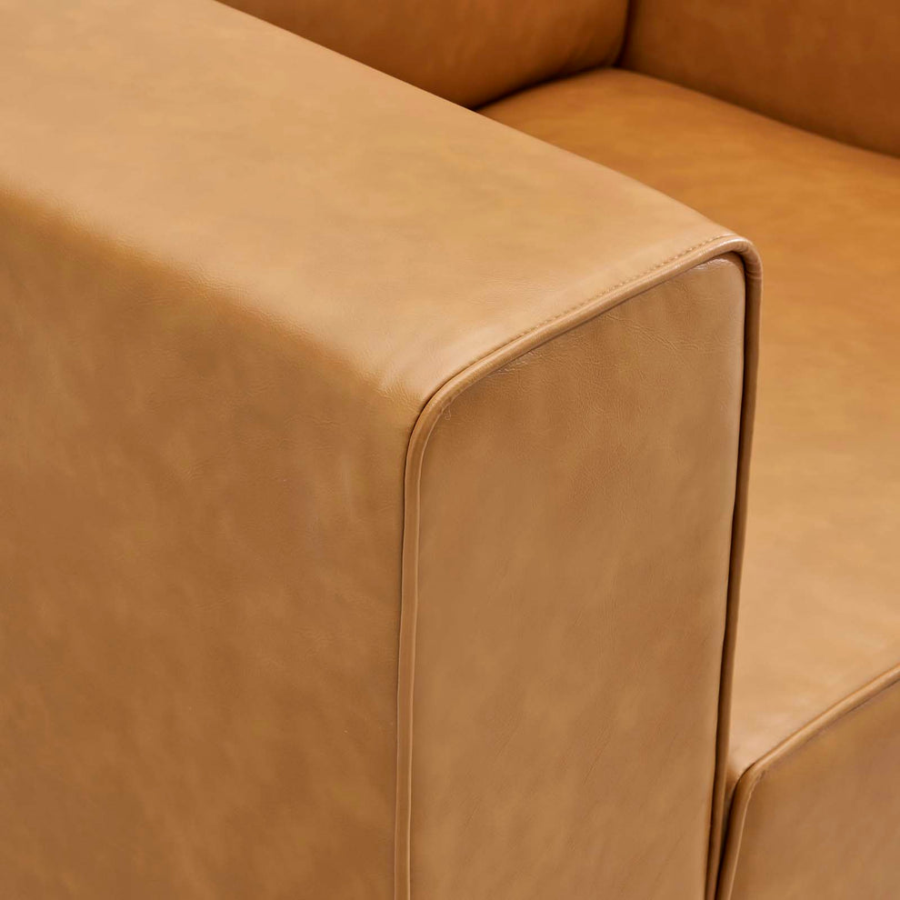 Mingle Vegan Leather Armchair By Modway - EEI-4620 | Armchairs | Modishstore - 11