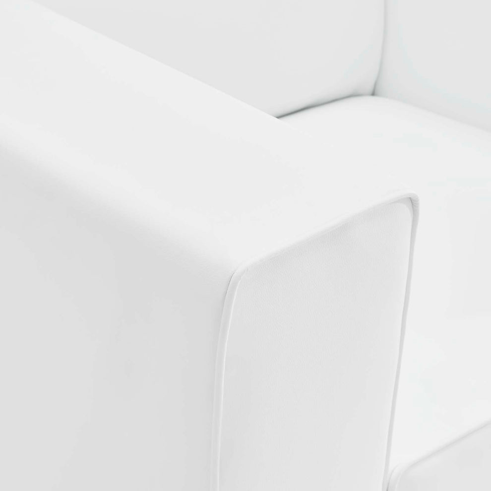 Mingle Vegan Leather Armchair By Modway - EEI-4620 | Armchairs | Modishstore - 16