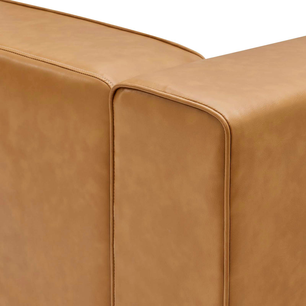 Mingle Vegan Leather Left-Arm Chair By Modway - EEI-4621 | Armchairs | Modishstore - 11