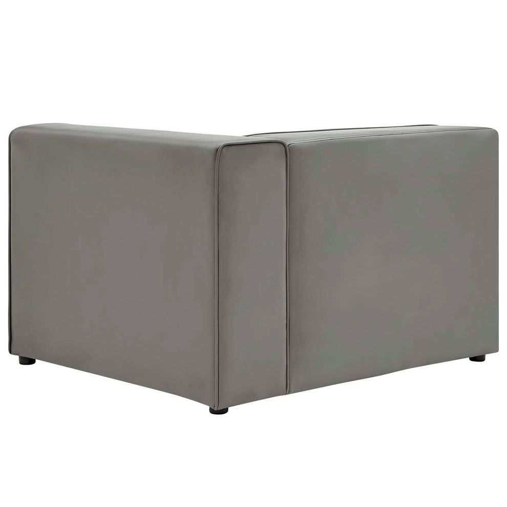 Mingle Vegan Leather Right-Arm Chair By Modway - EEI-4622 | Armchairs | Modishstore - 3