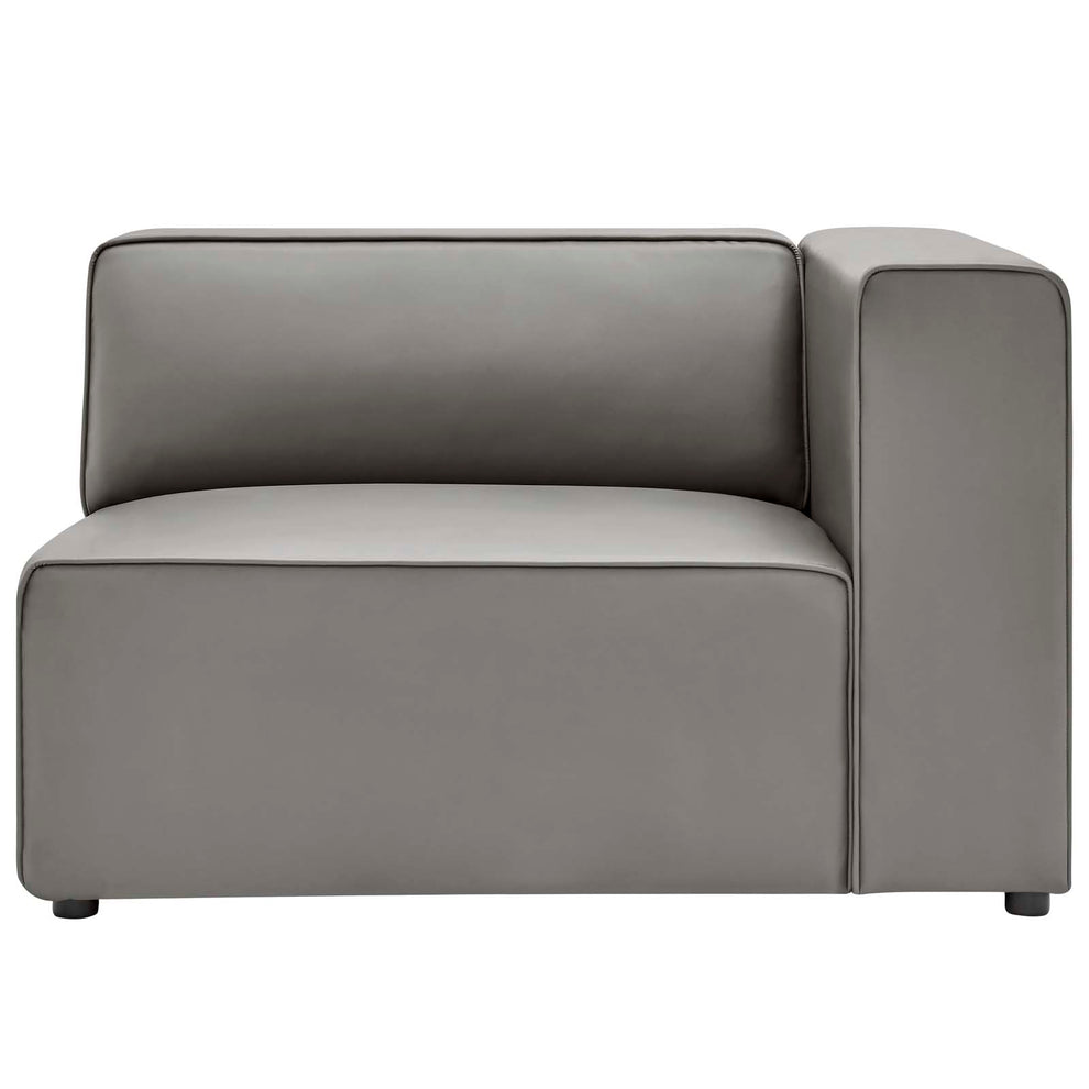 Mingle Vegan Leather Right-Arm Chair By Modway - EEI-4622 | Armchairs | Modishstore - 4