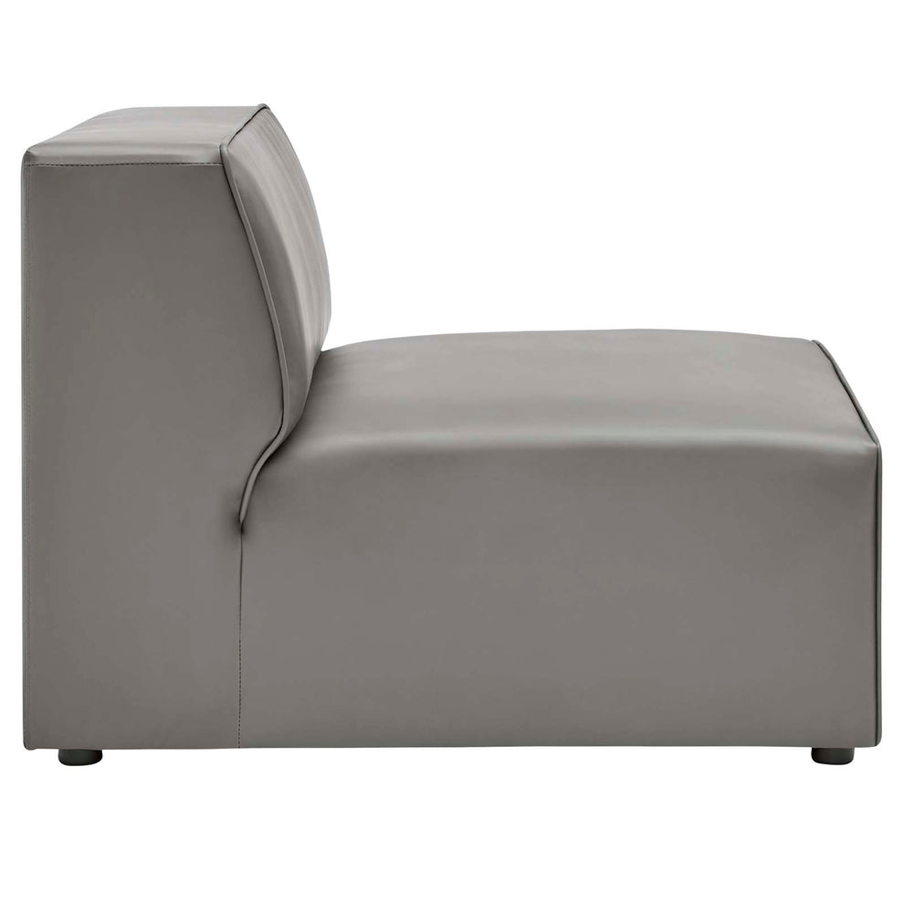 Mingle Vegan Leather Armless Chair By Modway - EEI-4623 | Lounge Chairs | Modishstore - 13