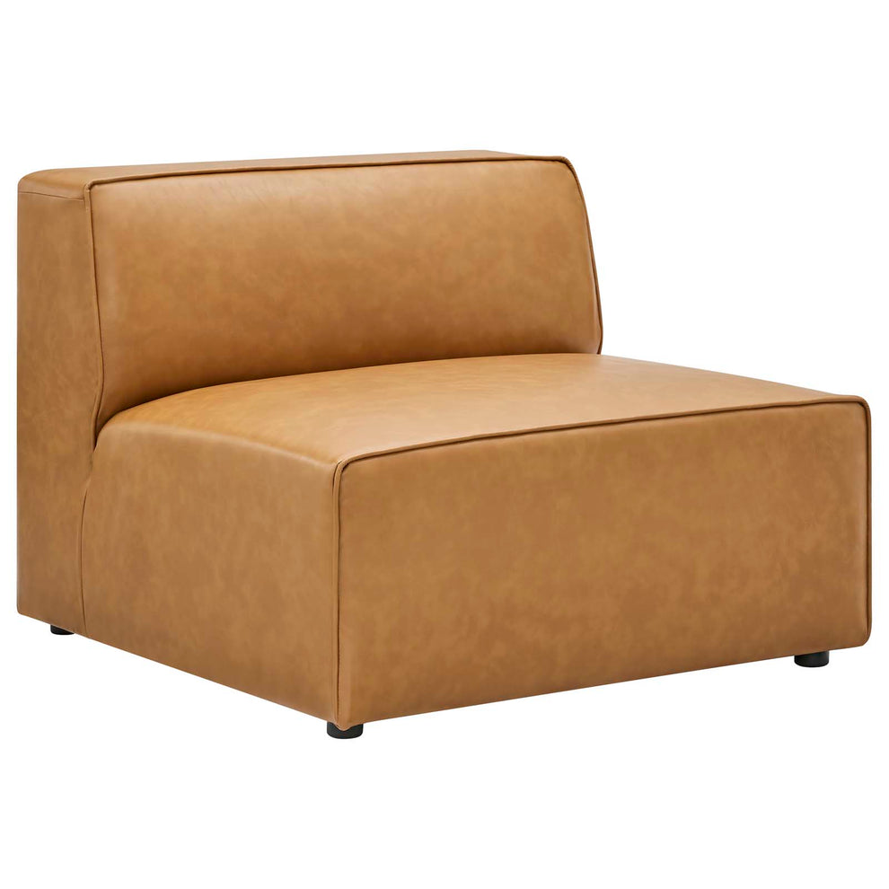 Mingle Vegan Leather Armless Chair By Modway - EEI-4623 | Lounge Chairs | Modishstore - 2