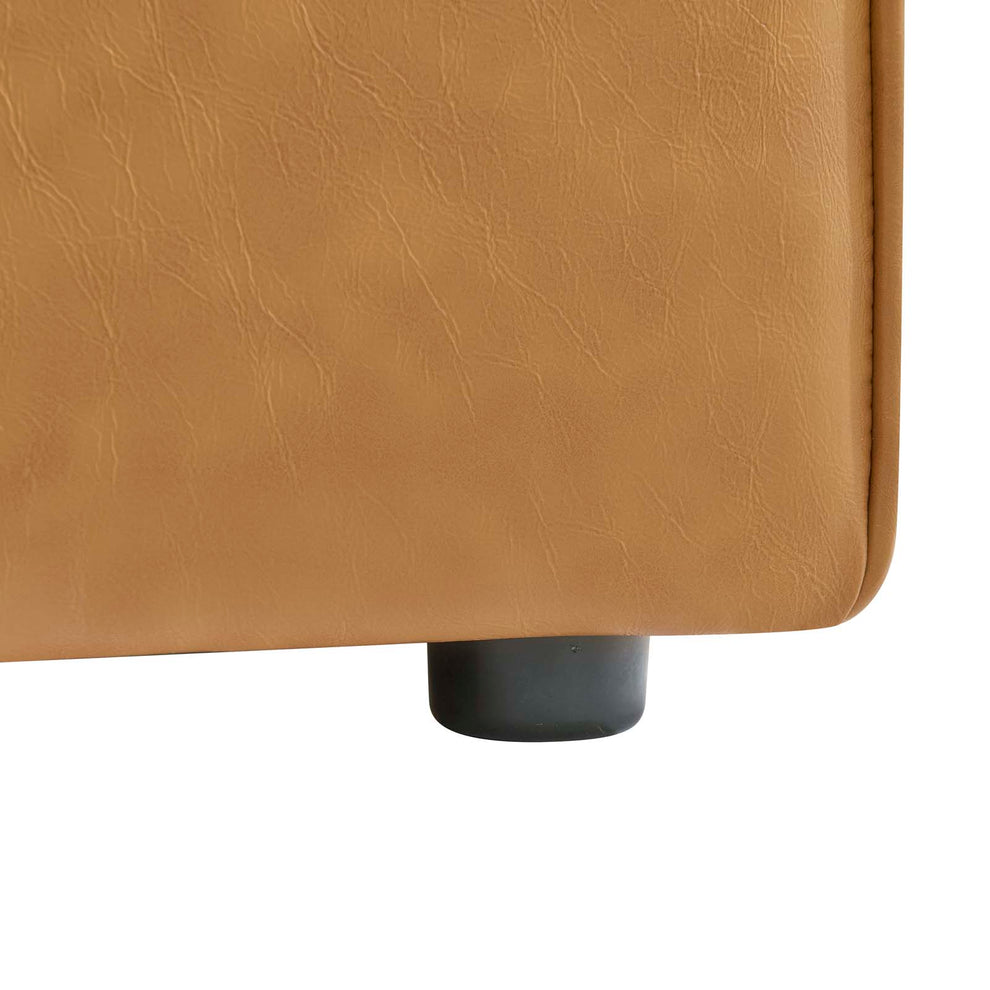 Mingle Vegan Leather Armless Chair By Modway - EEI-4623 | Lounge Chairs | Modishstore - 6