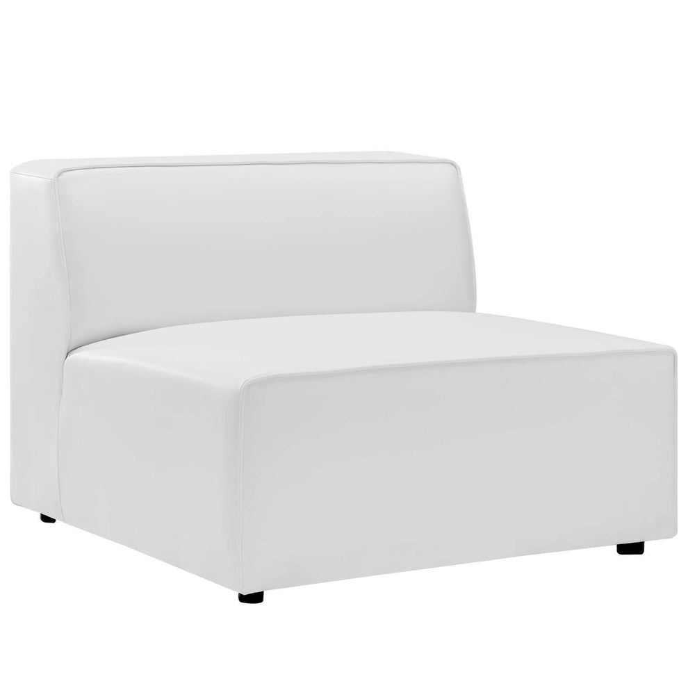 Mingle Vegan Leather Armless Chair By Modway - EEI-4623 | Lounge Chairs | Modishstore - 7