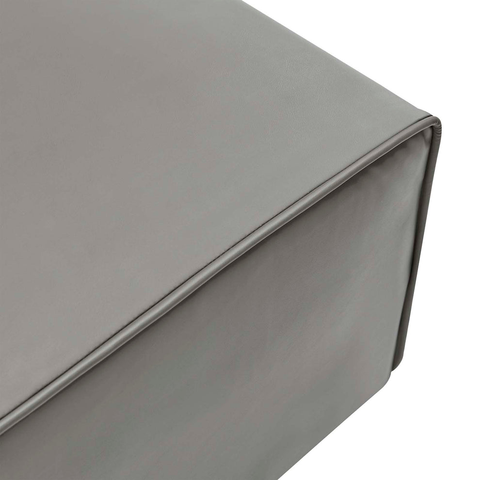 Mingle Vegan Leather Ottoman By Modway - EEI-4624 | Ottomans | Modishstore - 5