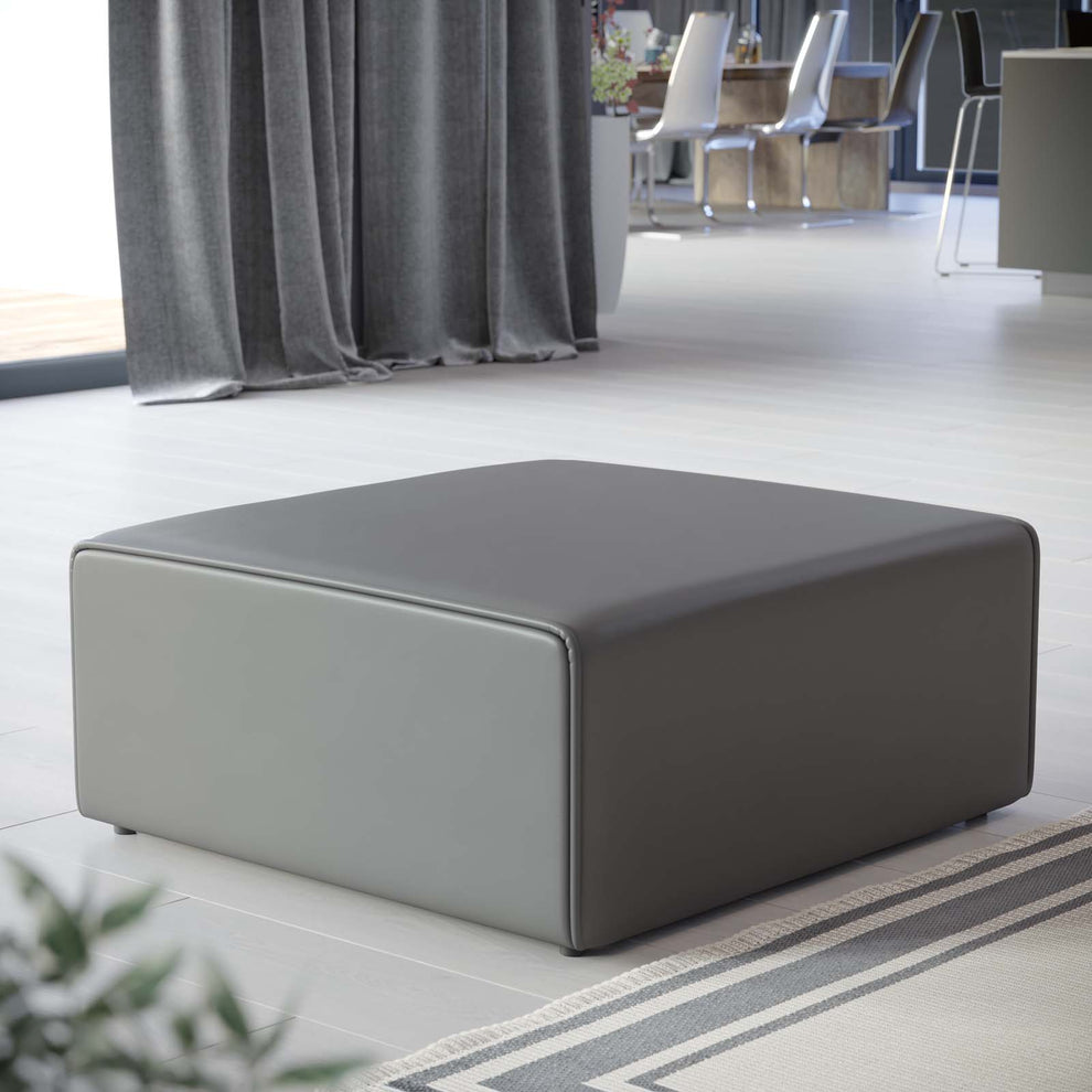 Mingle Vegan Leather Ottoman By Modway - EEI-4624 | Ottomans | Modishstore - 1