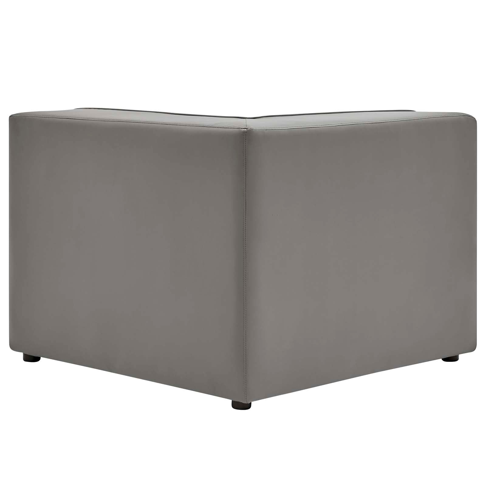Modway Mingle Vegan Leather Corner Chair | Side Chairs | Modishstore-3