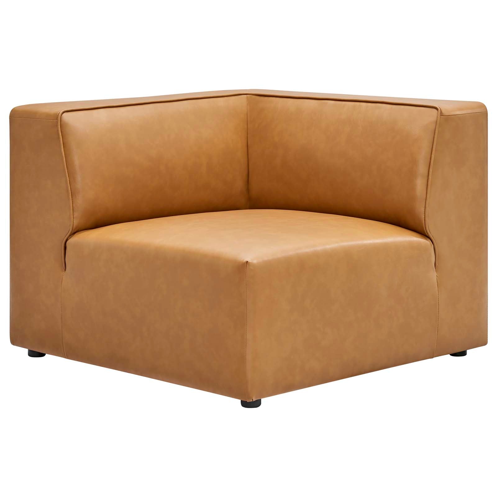 Modway Mingle Vegan Leather Corner Chair | Side Chairs | Modishstore-4