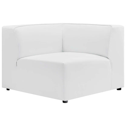 Modway Mingle Vegan Leather Corner Chair | Side Chairs | Modishstore-7