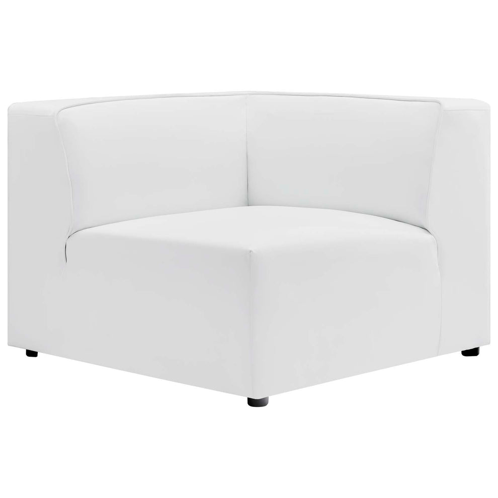 Modway Mingle Vegan Leather Corner Chair - EEI-4625 | Lounge Chairs | Modishstore - 7