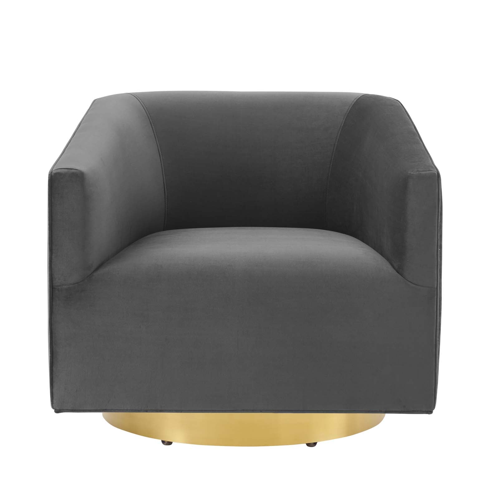 Twist Accent Lounge Performance Velvet Swivel Chair By Modway | Lounge Chairs | Modishstore-6