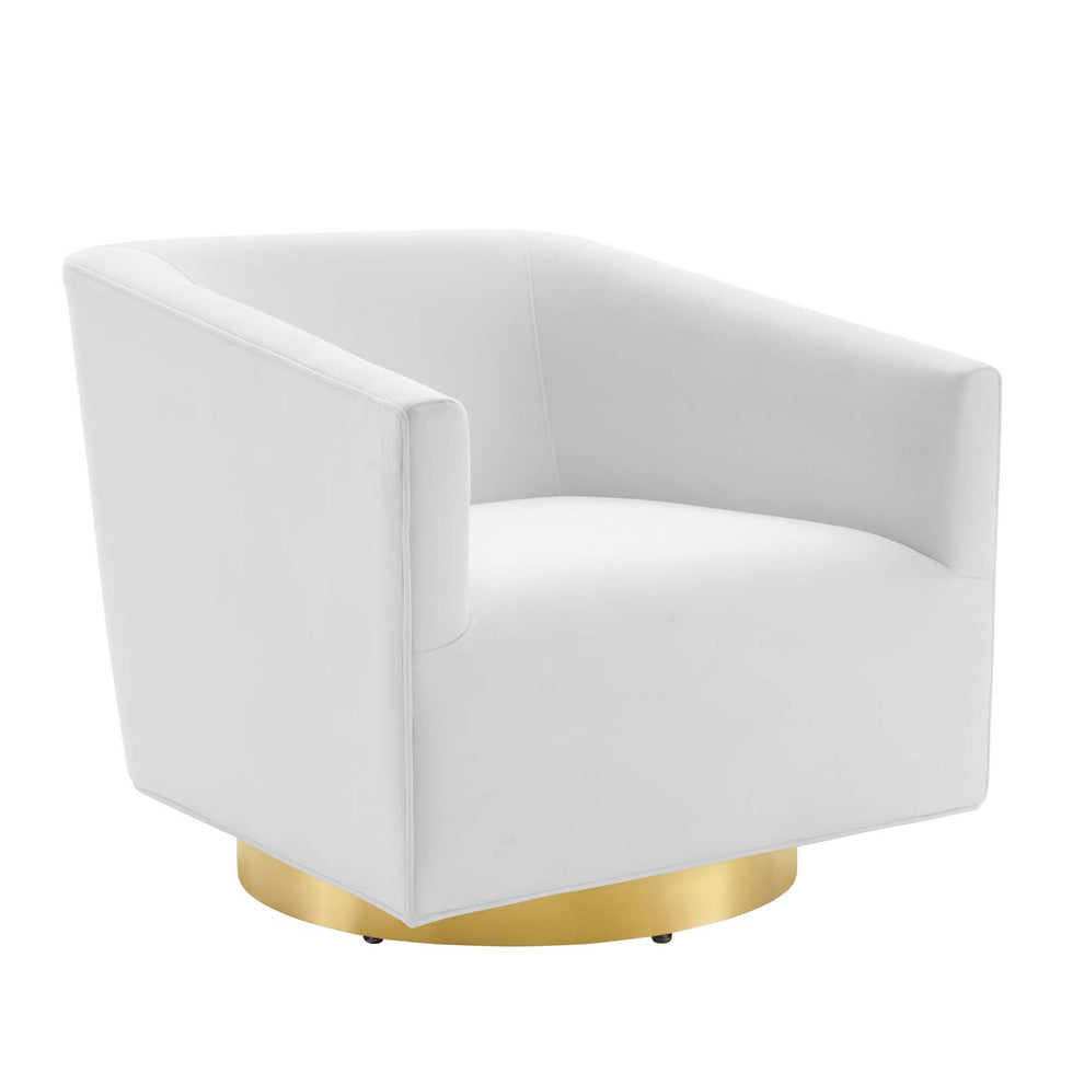 Twist Accent Lounge Performance Velvet Swivel Chair By Modway - EEI-4626 | Lounge Chairs | Modishstore - 17