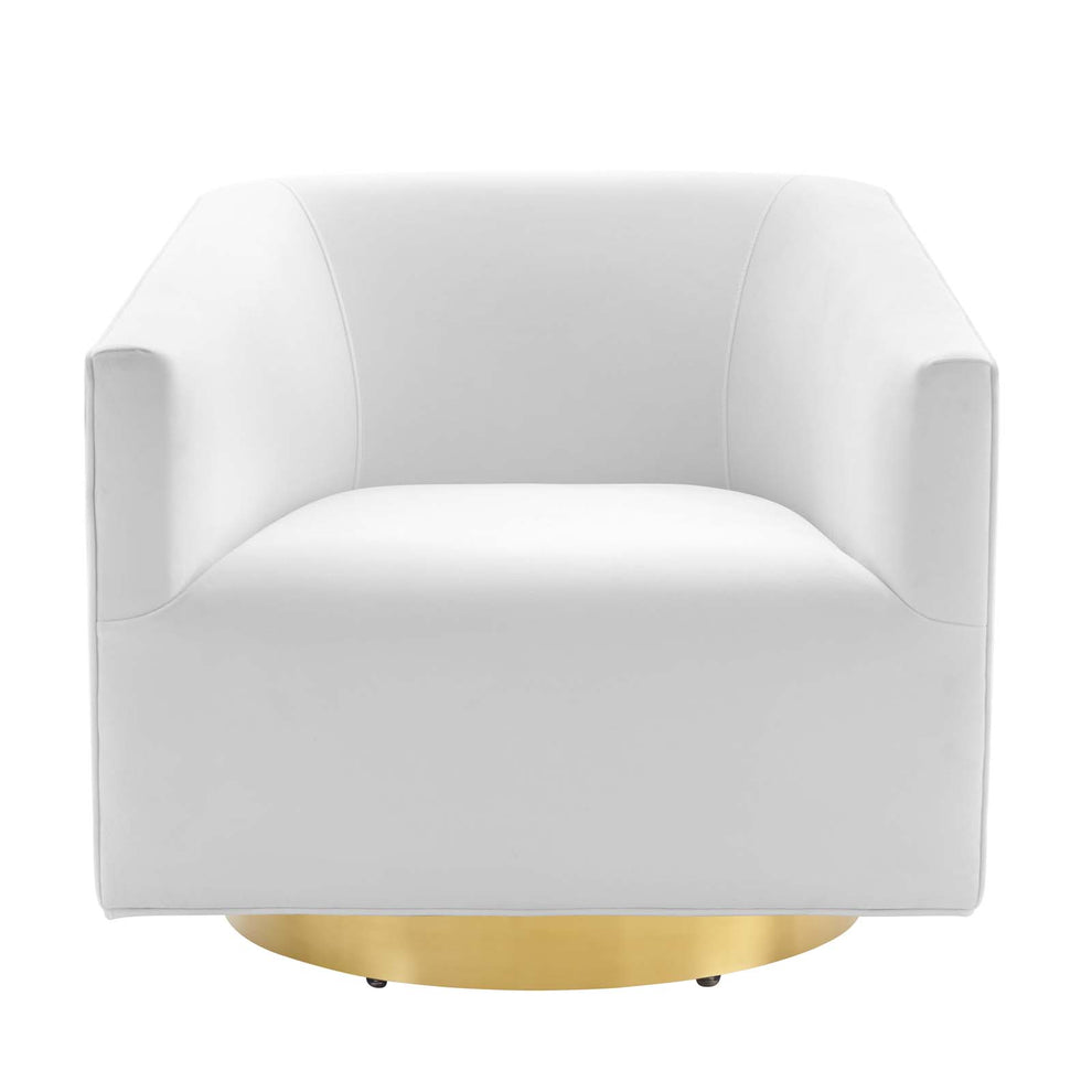Twist Accent Lounge Performance Velvet Swivel Chair By Modway - EEI-4626 | Lounge Chairs | Modishstore - 21
