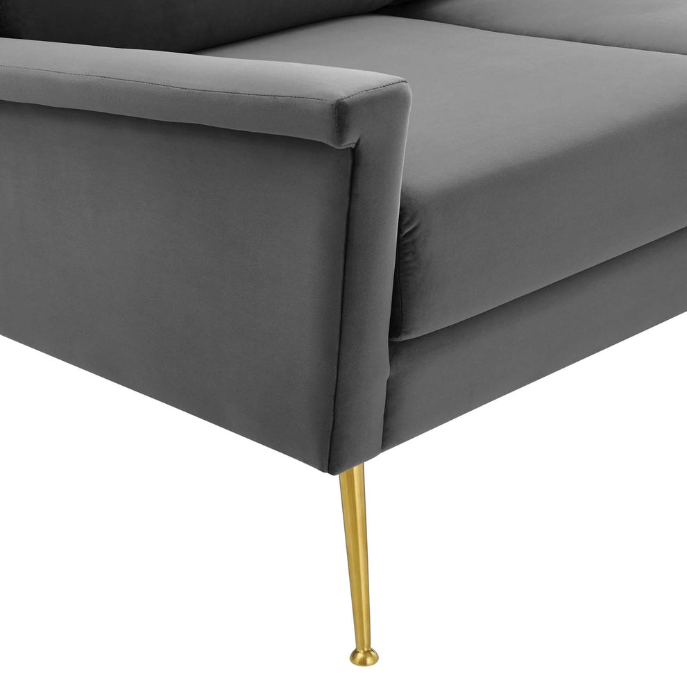 Chesapeake Performance Velvet Sofa By Modway - EEI-4627 | Sofas | Modishstore - 2