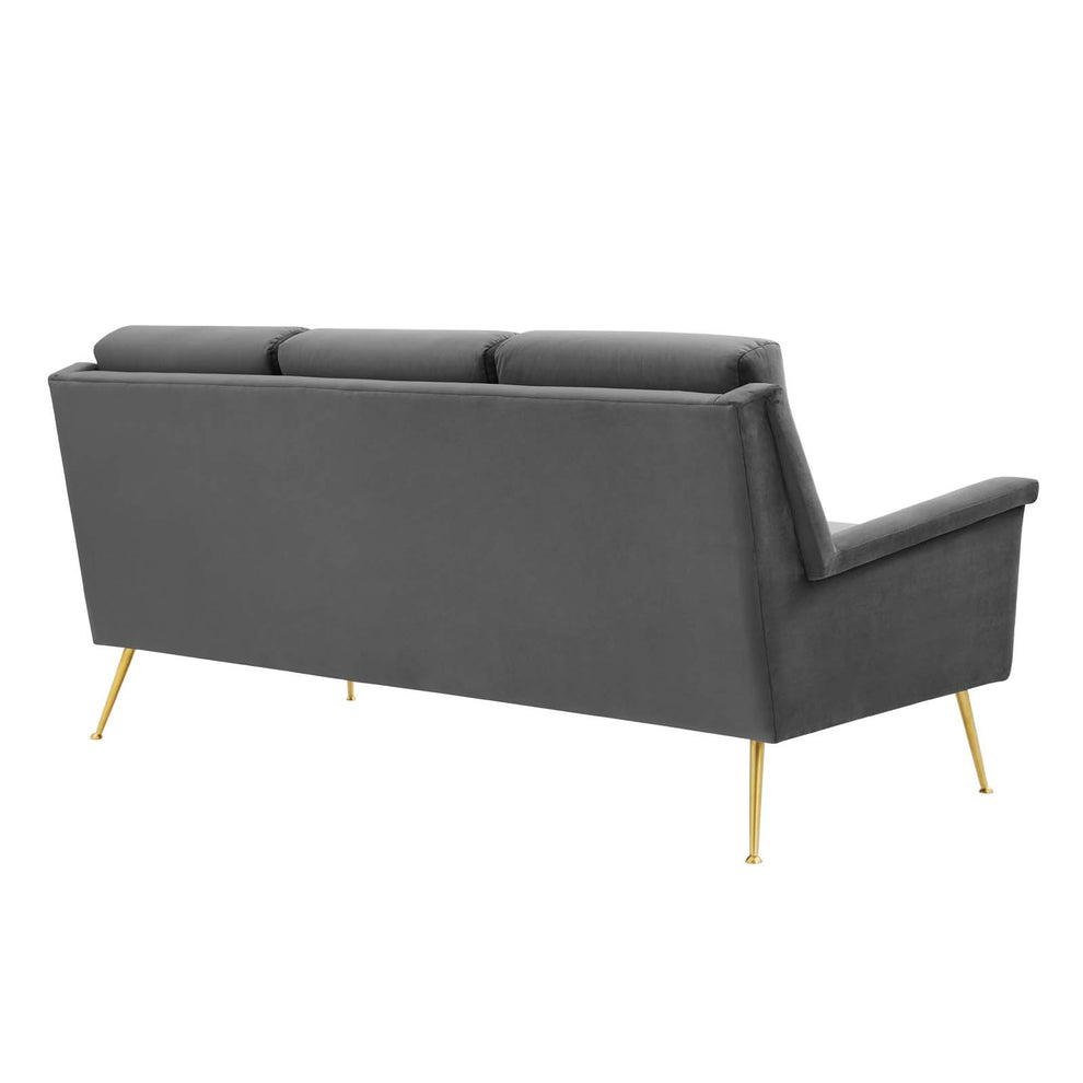 Chesapeake Performance Velvet Sofa By Modway - EEI-4627 | Sofas | Modishstore - 4
