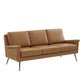 Chesapeake Vegan Leather Sofa By Modway - EEI-4629 | Sofas | Modishstore - 2