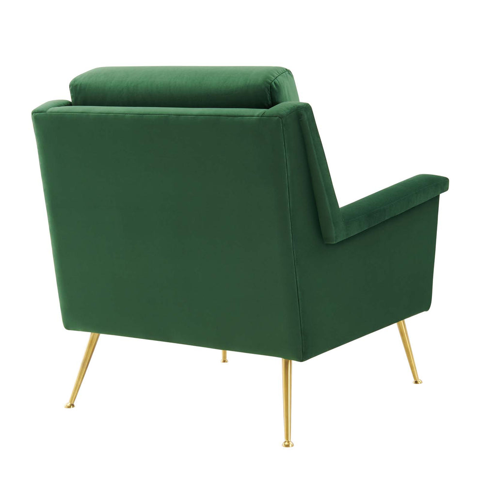 Chesapeake Performance Velvet Armchair By Modway - EEI-4630 | Armchairs | Modishstore - 4