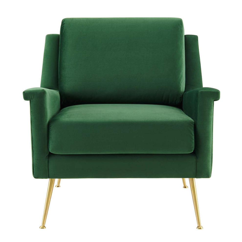 Chesapeake Performance Velvet Armchair By Modway - EEI-4630 | Armchairs | Modishstore - 5