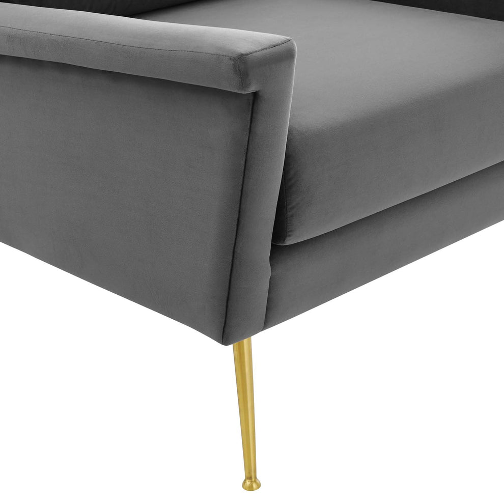 Chesapeake Performance Velvet Armchair By Modway - EEI-4630 | Armchairs | Modishstore - 7