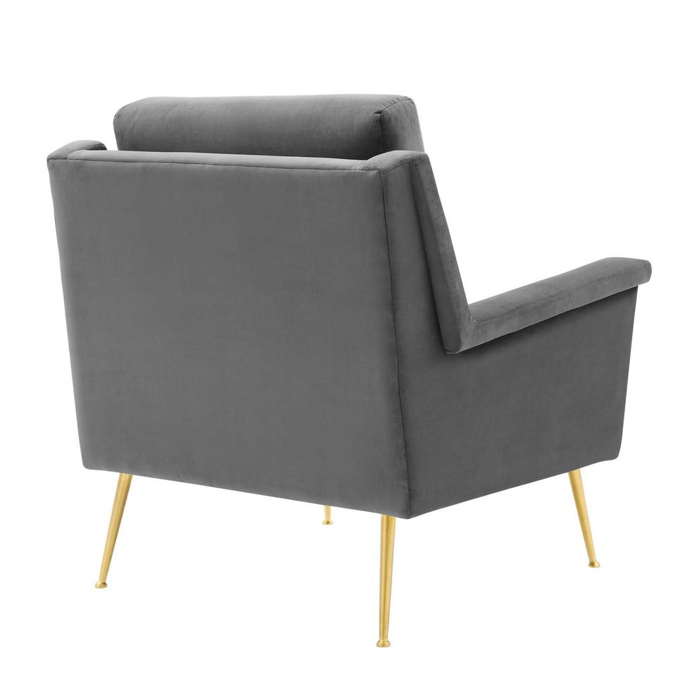 Chesapeake Performance Velvet Armchair By Modway - EEI-4630 | Armchairs | Modishstore - 9