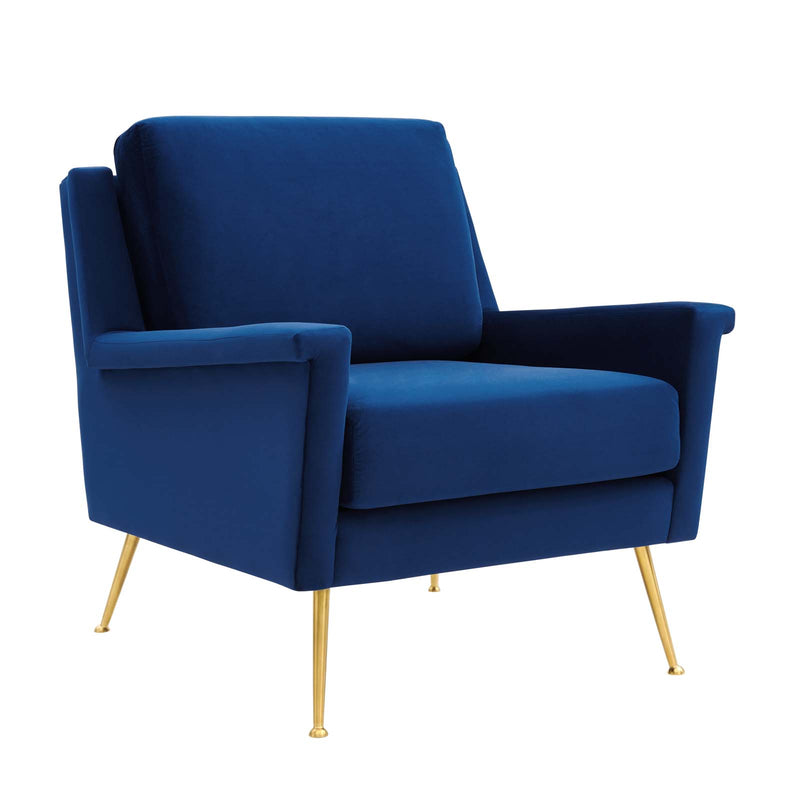 Chesapeake Performance Velvet Armchair By Modway - EEI-4630 | Armchairs | Modishstore - 11