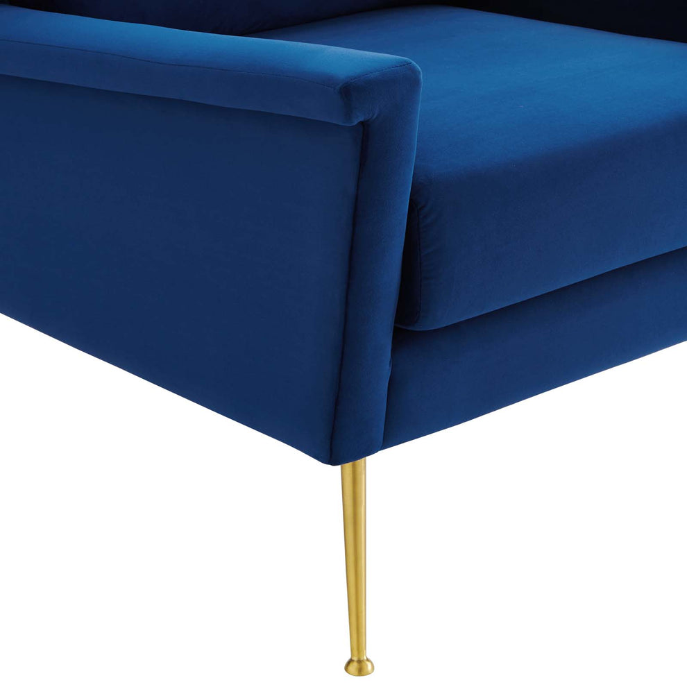 Chesapeake Performance Velvet Armchair By Modway - EEI-4630 | Armchairs | Modishstore - 12