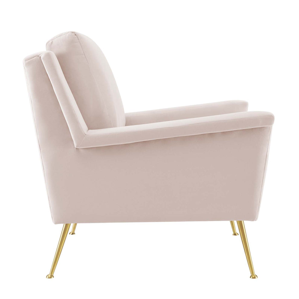 Chesapeake Performance Velvet Armchair By Modway - EEI-4630 | Armchairs | Modishstore - 18