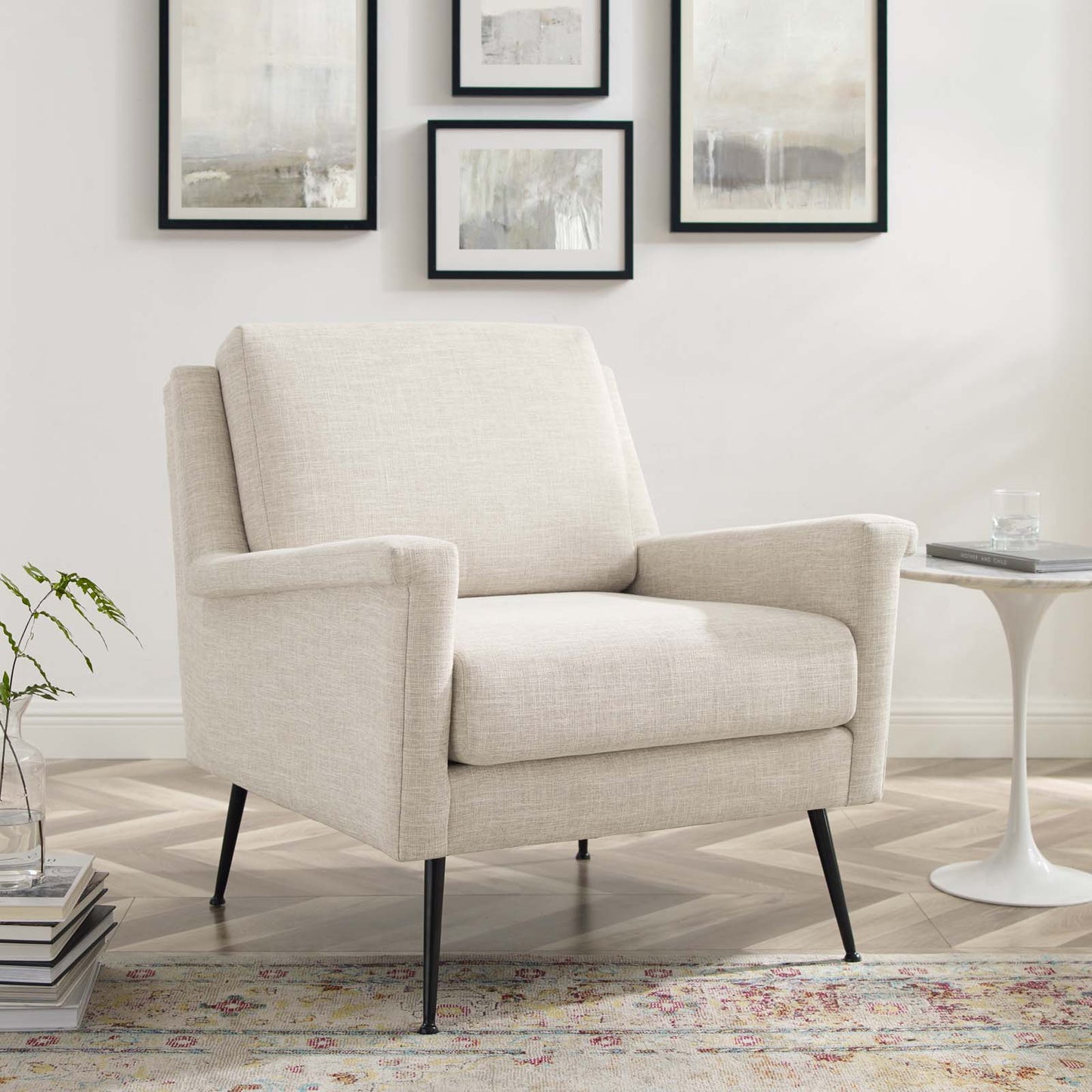Chesapeake Fabric Armchair By Modway - EEI-4631 | Armchairs | Modishstore - 1
