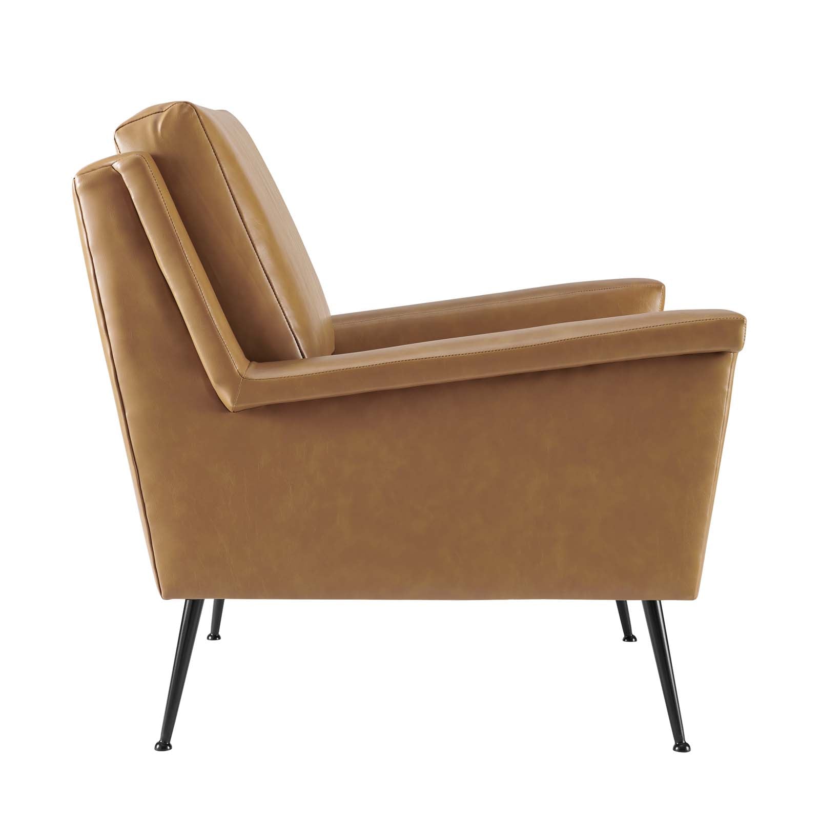 Chesapeake Vegan Leather Armchair By Modway - EEI-4632 | Armchairs | Modishstore - 3