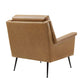 Chesapeake Vegan Leather Armchair By Modway - EEI-4632 | Armchairs | Modishstore - 4