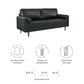 Valour Leather Sofa By Modway | Sofas | Modishstore-11