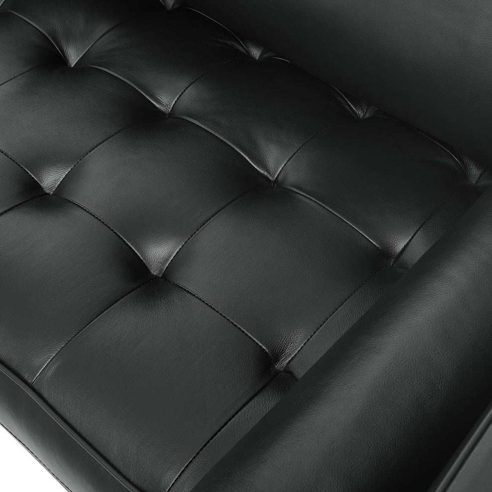 Valour Leather Sofa By Modway - EEI-4633 | Sofas | Modishstore - 12