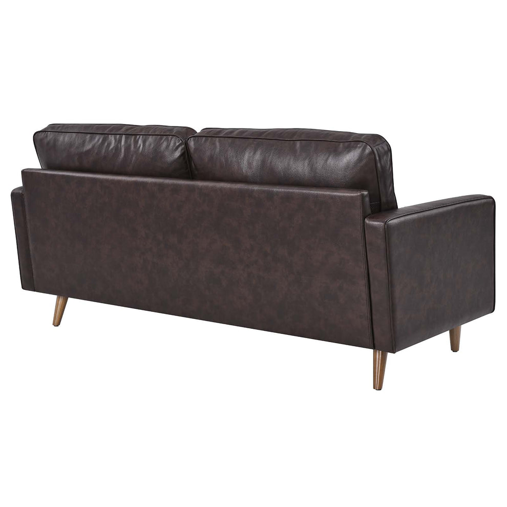 Valour Leather Sofa By Modway - EEI-4633 | Sofas | Modishstore - 19