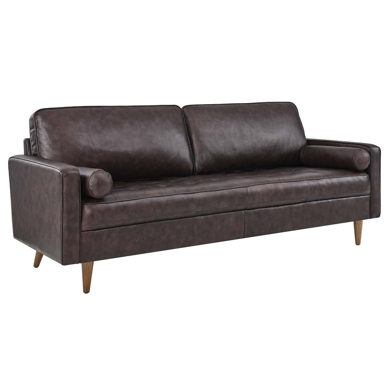 Valour 81" Leather Sofa By Modway - EEI-4634 | Sofas | Modishstore - 16