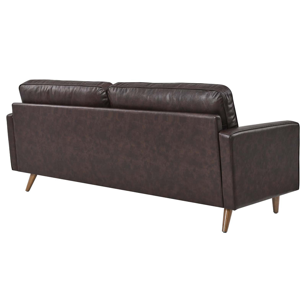 Valour 81" Leather Sofa By Modway - EEI-4634 | Sofas | Modishstore - 19