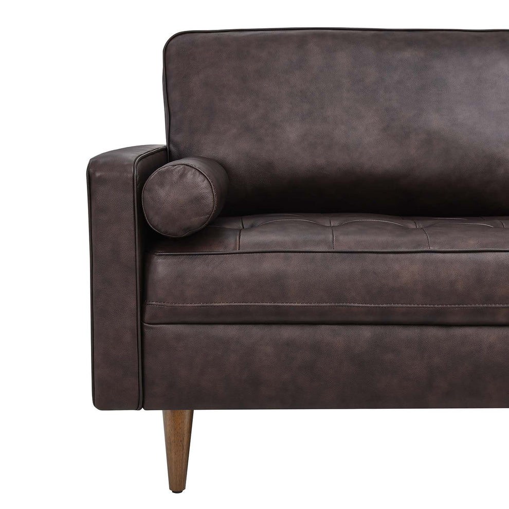 Valour 81" Leather Sofa By Modway - EEI-4634 | Sofas | Modishstore - 18