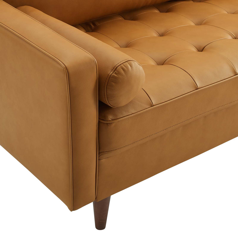 Valour 81" Leather Sofa By Modway - EEI-4634 | Sofas | Modishstore - 3