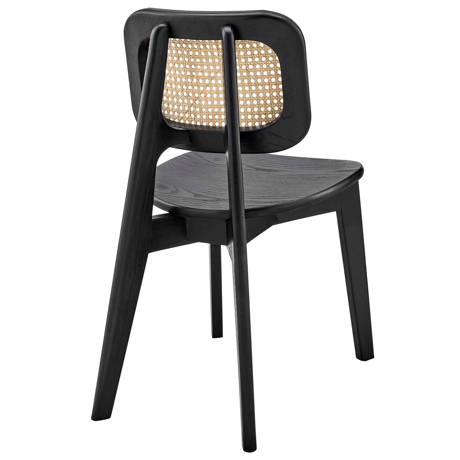 Habitat Wood Dining Side Chair By Modway - EEI-4645-BLK | Dining Chairs |  Modishstore - 4