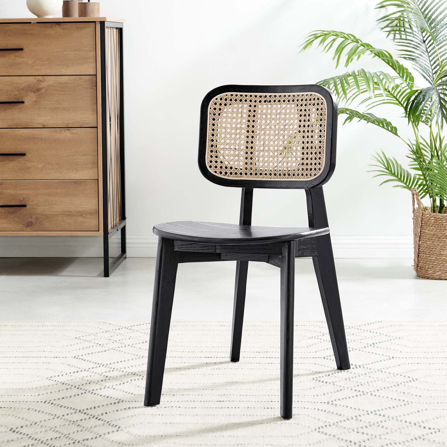Habitat Wood Dining Side Chair By Modway - EEI-4645-BLK | Dining Chairs |  Modishstore