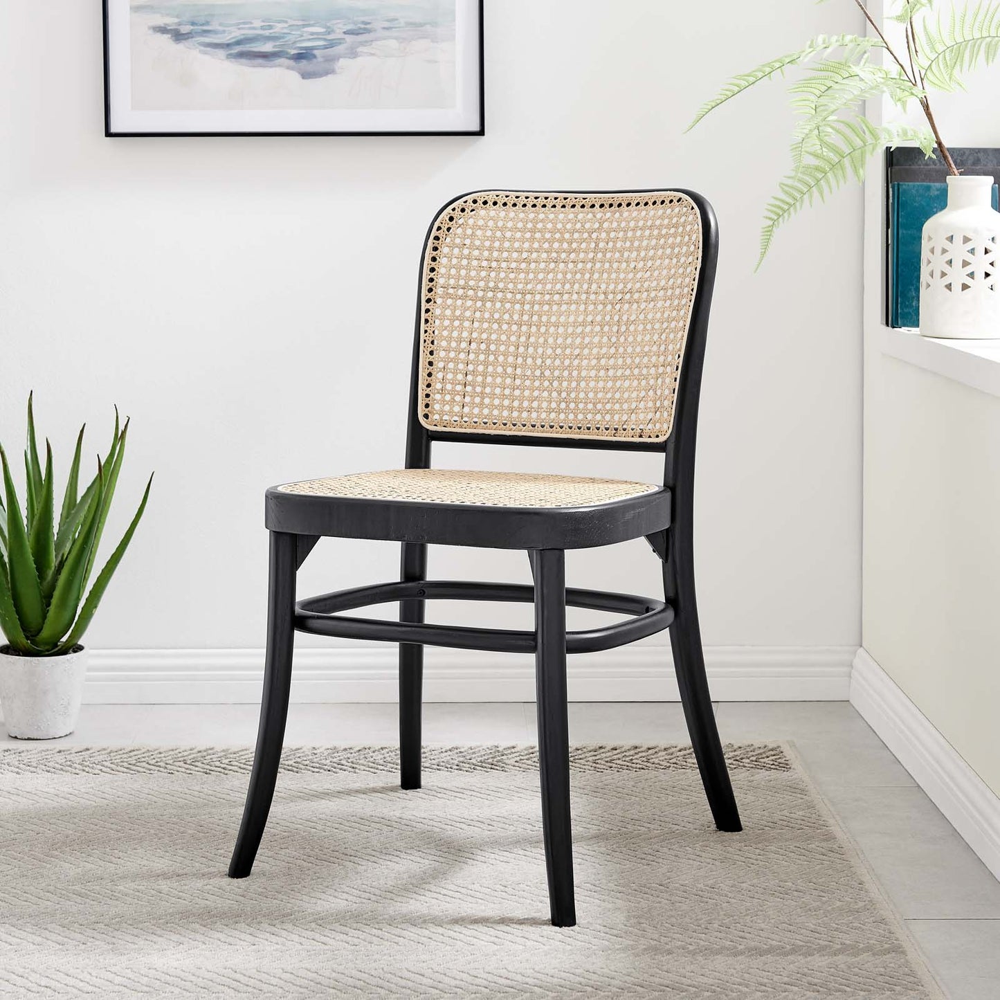 Winona Wood Dining Side Chair By Modway - EEI-4646-BLK | Dining Chairs |  Modishstore