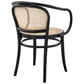 Oliana Wood Dining Armchair By Modway - EEI-4647-BLK | Dining Chairs |  Modishstore - 4