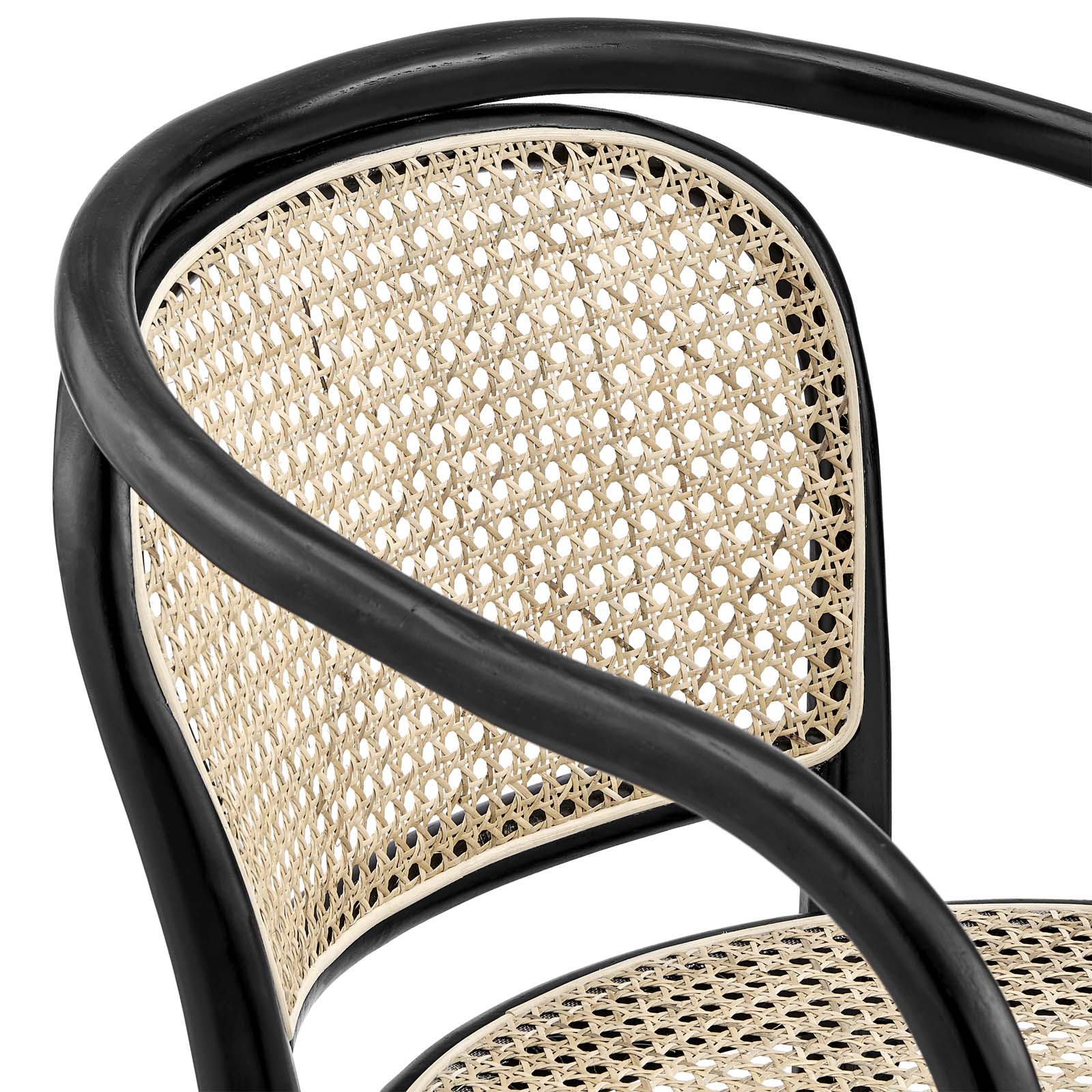 Oliana Wood Dining Armchair By Modway - EEI-4647-BLK | Dining Chairs |  Modishstore - 5