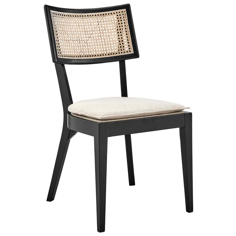 Caledonia Wood Dining Chair By Modway - EEI-4648-BLK-BEI | Dining Chairs |  Modishstore - 2