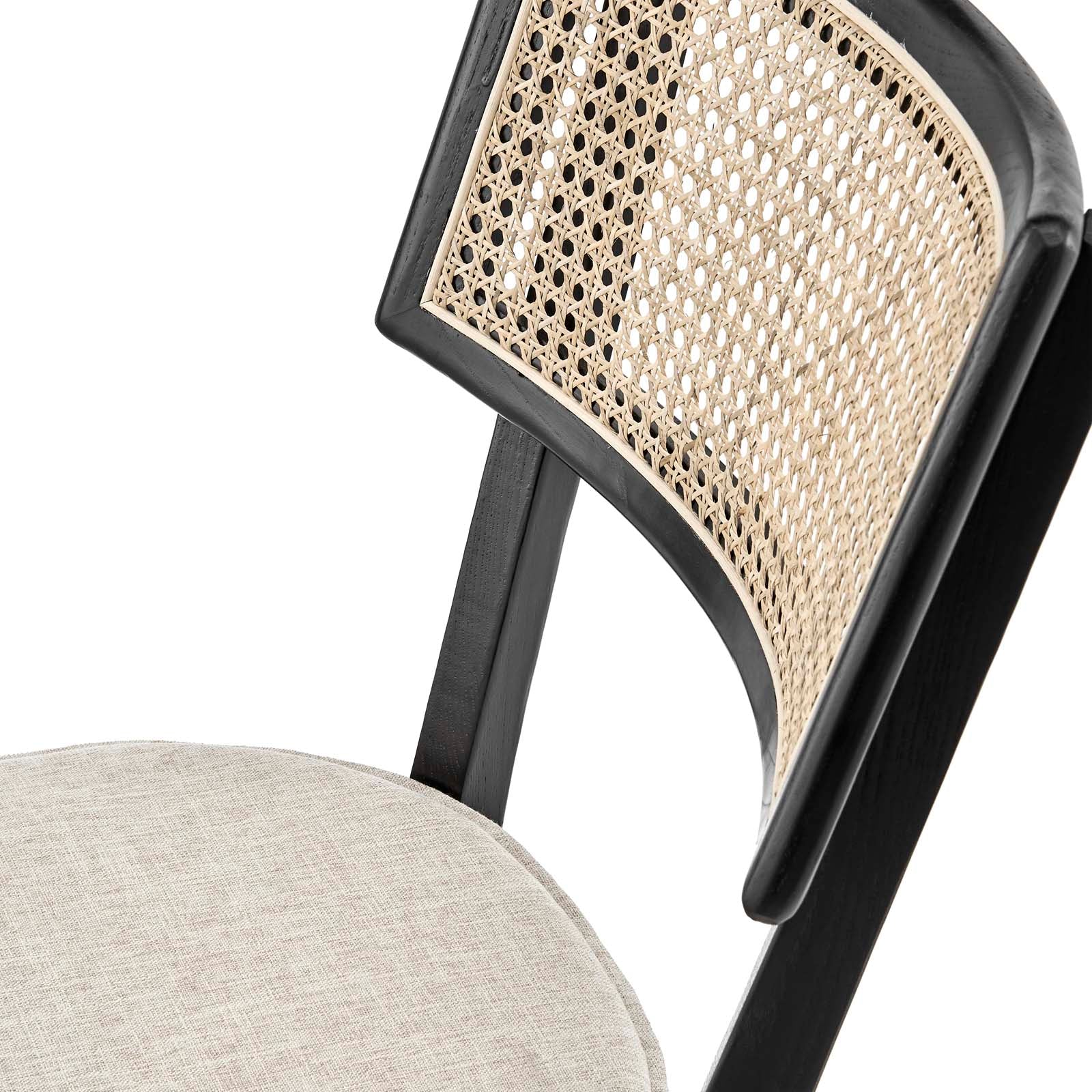 Caledonia Wood Dining Chair By Modway - EEI-4648-BLK-BEI | Dining Chairs |  Modishstore - 5