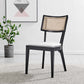 Caledonia Wood Dining Chair By Modway - EEI-4648-BLK-BEI | Dining Chairs |  Modishstore - 9