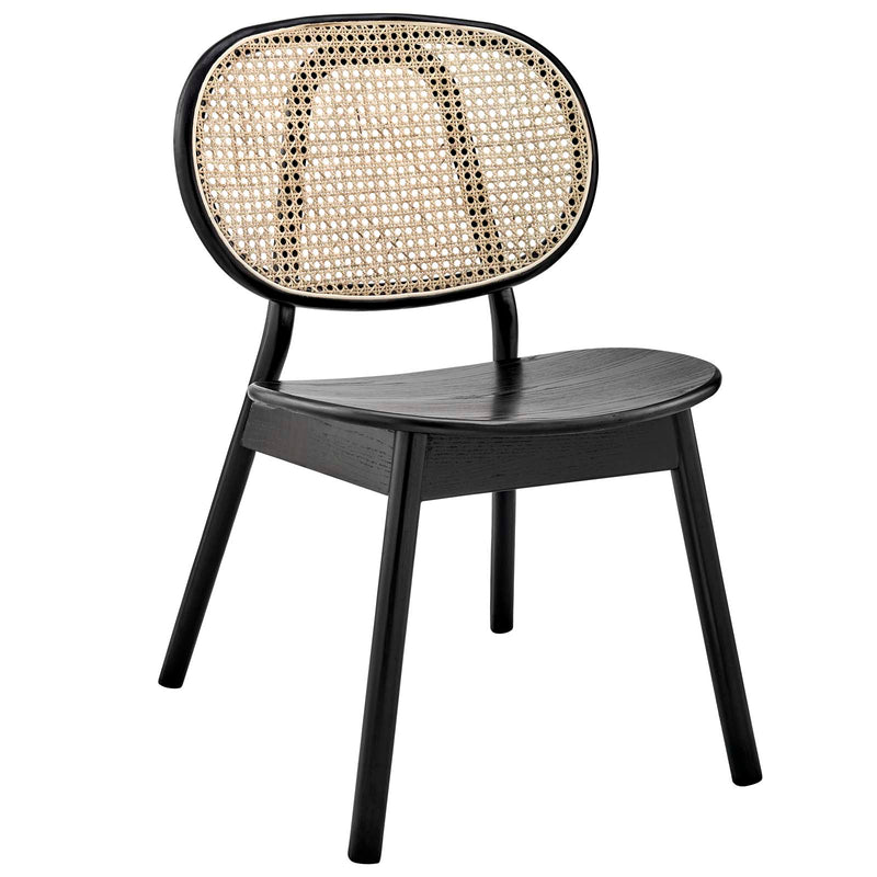 Malina Wood Dining Side Chair By Modway - EEI-4649-BLK | Dining Chairs |  Modishstore - 2