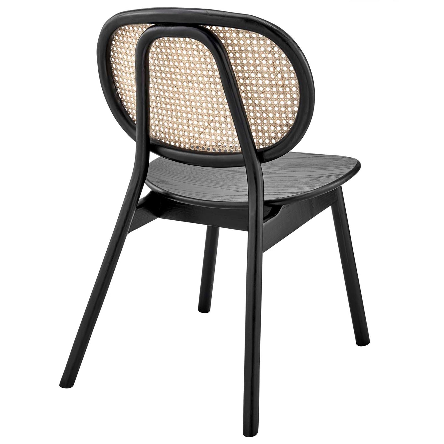 Malina Wood Dining Side Chair By Modway - EEI-4649-BLK | Dining Chairs |  Modishstore - 4
