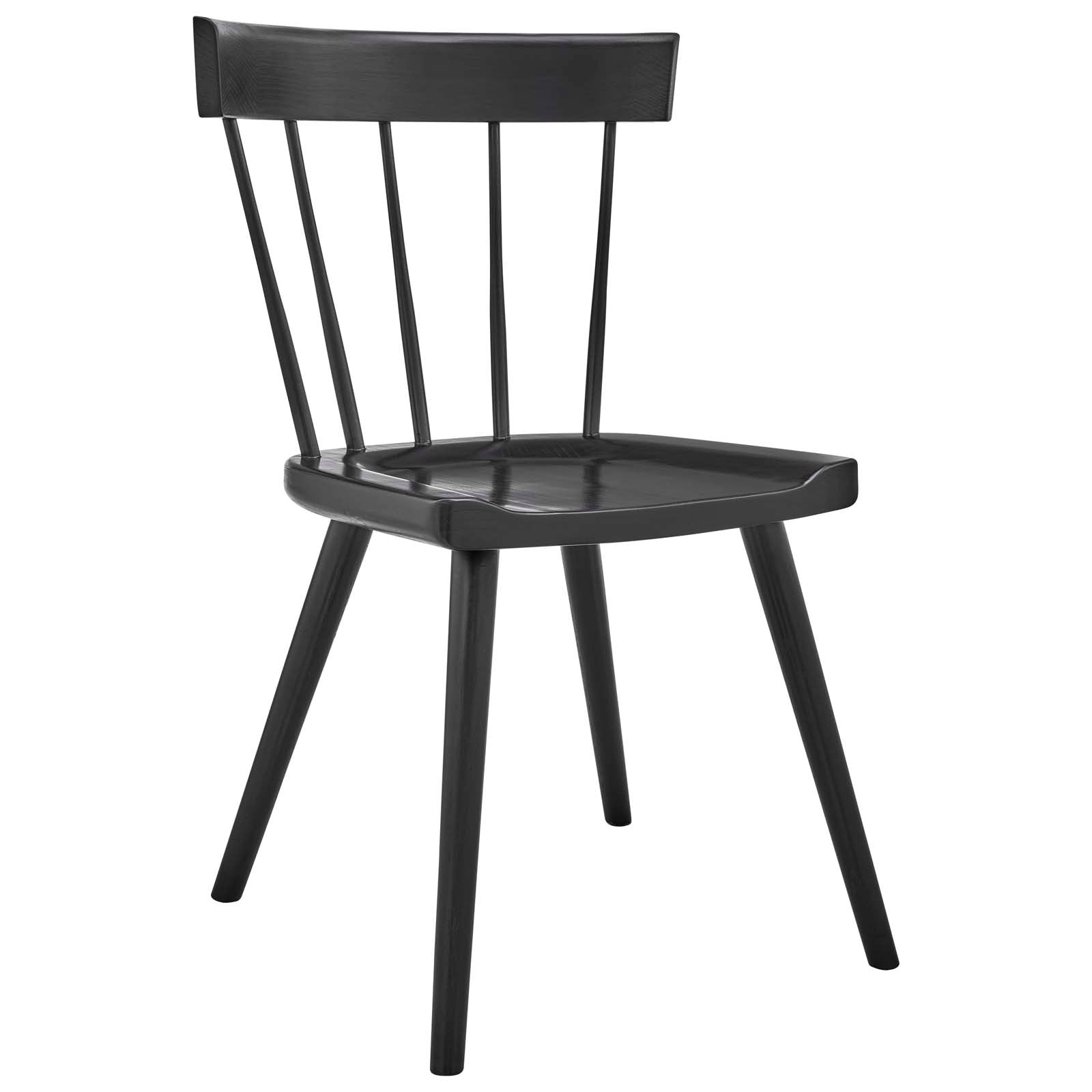 Sutter Wood Dining Side Chair By Modway - EEI-4650-BLK | Dining Chairs |  Modishstore - 2