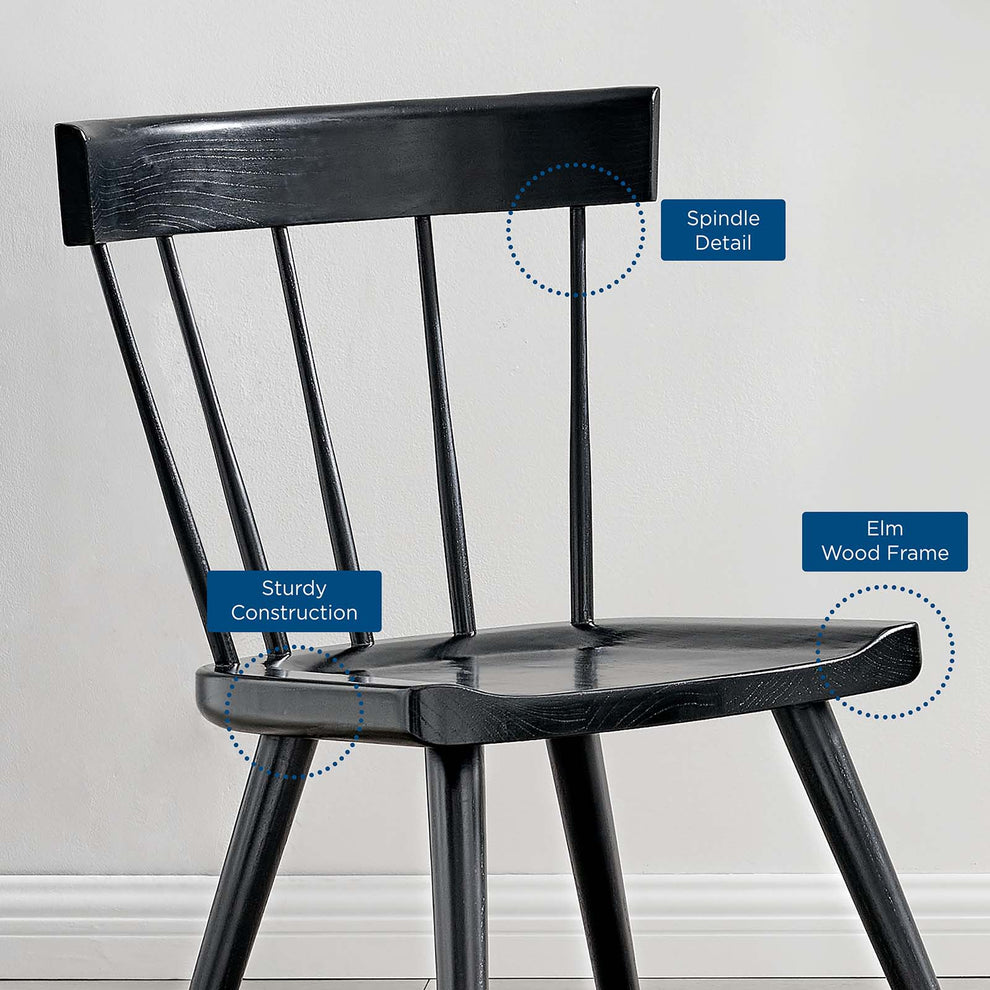 Sutter Wood Dining Side Chair By Modway - EEI-4650 | Dining Chairs | Modishstore - 8